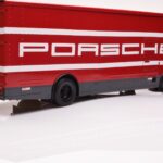 Mercedes O317 Porsche Transporter Sarkans CMR 1:18 - image 2 of 12