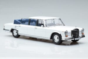 Mercedes 600 Pullman W100 Landaulet Balts KK-Scale 1:18 KKDC181184 Metāls — attēls 4 no 6