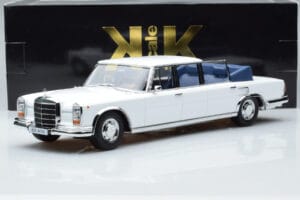 Mercedes 600 Pullman W100 Landaulet Balts KK-Scale 1:18 KKDC181184 Metāls — attēls 6 no 6