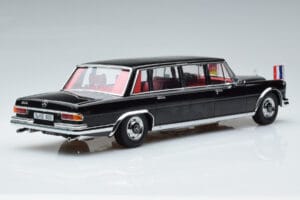 Mercedes 600 Pullman W100 W. Brandt G. Pompidou KK-Scale 1:18 KKDC181134 Metāls — attēls 2 no 6