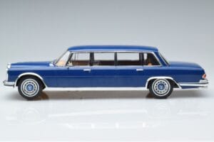 Mercedes S-Class 600 W100 LWB Pullman Tumši Zils MCG 1:18 MCG18189 Metāls — attēls 3 no 6