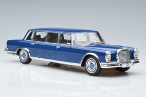 Mercedes S-Class 600 W100 LWB Pullman Tumši Zils MCG 1:18 MCG18189 Metāls — attēls 4 no 6