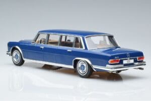 Mercedes S-Class 600 W100 LWB Pullman Tumši Zils MCG 1:18 MCG18189 Metāls — attēls 5 no 6
