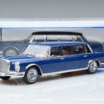 Mercedes S-Class 600 W100 LWB Pullman Tumši Zils MCG 1:18 MCG18189 Metāls - image 6 of 6