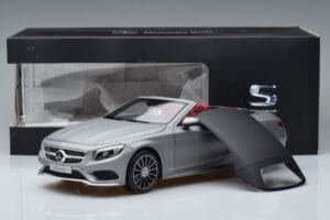 Mercedes S-Class A217 Kabriolets Pelēks Norev 1:18 B66960355 Metāls — attēls 8 no 8