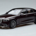 Mercedes S-Class W223 AMG Line Sarkans Norev 1:18