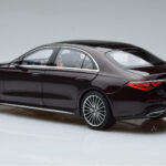 Mercedes S-Class W223 AMG Line Sarkans Norev 1:18 - image 7 of 8