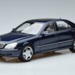 Mercedes S55 AMG W220 Zils Norev 1:18 183817 Metāls