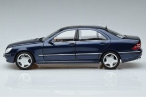 Mercedes S55 AMG W220 Zils Norev 1:18 183817 Metāls — attēls 4 no 7