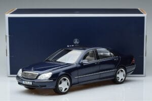 Mercedes S55 AMG W220 Zils Norev 1:18 183817 Metāls — attēls 7 no 7