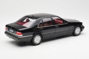 Mercedes S600 W140 Melns Norev 1:18 183722 Metāls — attēls 3 no 8