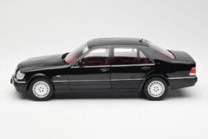 Mercedes S600 W140 Melns Norev 1:18 183722 Metāls — attēls 4 no 8