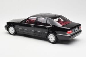 Mercedes S600 W140 Melns Norev 1:18 183722 Metāls — attēls 7 no 8