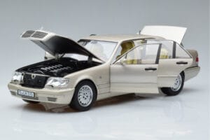 Mercedes S600 W140 Sudrabs Norev 1:18 183723 Metāls — attēls 2 no 7