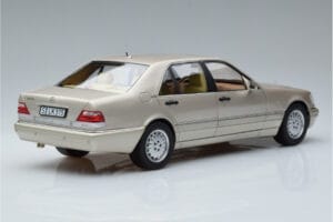 Mercedes S600 W140 Sudrabs Norev 1:18 183723 Metāls — attēls 3 no 7