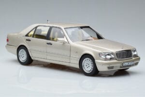 Mercedes S600 W140 Sudrabs Norev 1:18 183723 Metāls — attēls 5 no 7