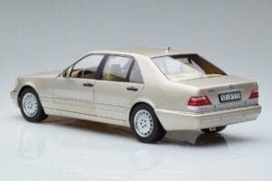 Mercedes S600 W140 Sudrabs Norev 1:18 183723 Metāls — attēls 6 no 7