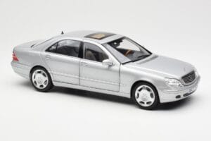 Mercedes S600 W220 Sudraba Metallic Norev 1:18 183810 Metāls — attēls 6 no 8