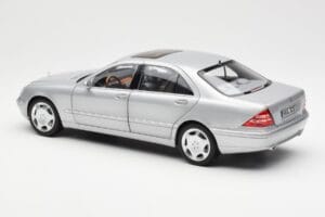 Mercedes S600 W220 Sudraba Metallic Norev 1:18 183810 Metāls — attēls 7 no 8