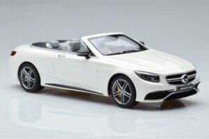 Mercedes AMG S63 A217 Kabriolets Diamond Balts GT Spirit 1:18 B66965712 Sveķi — attēls 4 no 6