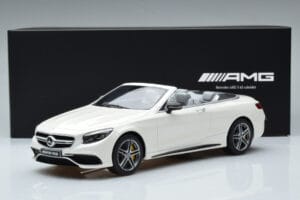 Mercedes AMG S63 A217 Kabriolets Diamond Balts GT Spirit 1:18 B66965712 Sveķi — attēls 6 no 6