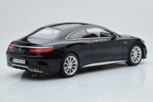 Mercedes AMG S63 C217 Coupe Melns GT Spirit 1:18 ZM041 Sveķi — attēls 2 no 6