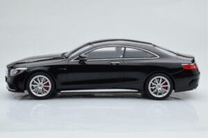 Mercedes AMG S63 C217 Coupe Melns GT Spirit 1:18 ZM041 Sveķi — attēls 3 no 6