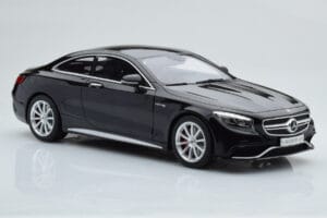 Mercedes AMG S63 C217 Coupe Melns GT Spirit 1:18 ZM041 Sveķi — attēls 4 no 6