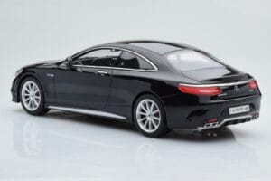 Mercedes AMG S63 C217 Coupe Melns GT Spirit 1:18 ZM041 Sveķi — attēls 5 no 6