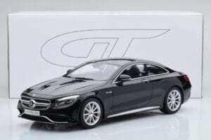 Mercedes AMG S63 C217 Coupe Melns GT Spirit 1:18 ZM041 Sveķi — attēls 6 no 6