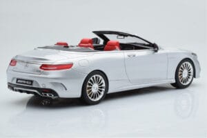 Mercedes AMG S65 A217 Kabriolets Sudrabs GT Spirit 1:18 GT764 Sveķi — attēls 2 no 6