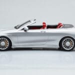 Mercedes AMG S65 A217 Kabriolets Sudrabs GT Spirit 1:18 - image 3 of 6