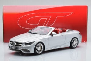 Mercedes AMG S65 A217 Kabriolets Sudrabs GT Spirit 1:18 GT764 Sveķi — attēls 6 no 6