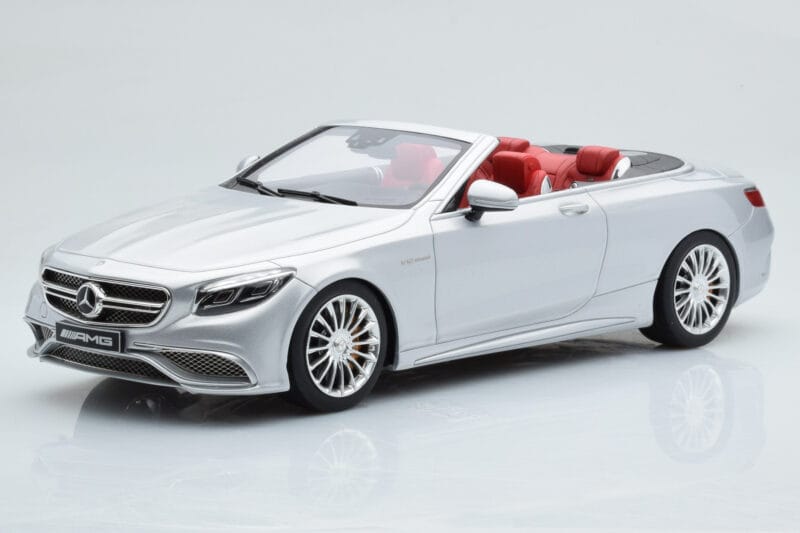 Mercedes AMG S65 A217 Kabriolets Sudrabs GT Spirit 1:18