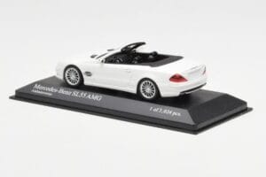 Mercedes SL 55 AMG R230 Balts Minichamps 1:43 400036170 Metāls — attēls 3 no 4