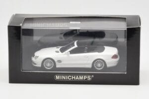 Mercedes SL 55 AMG R230 Balts Minichamps 1:43 400036170 Metāls — attēls 4 no 4