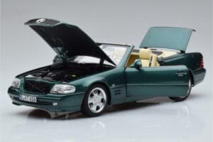 Mercedes SL500 R129 Zaļš Metallik Norev 1:18 183753 Metāls — attēls 2 no 8