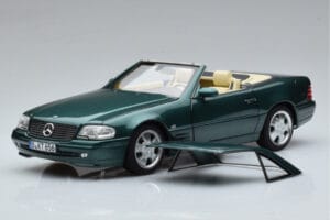 Mercedes SL500 R129 Zaļš Metallik Norev 1:18 183753 Metāls — attēls 3 no 8