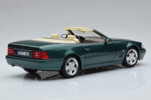Mercedes SL500 R129 Zaļš Metallik Norev 1:18 183753 Metāls — attēls 4 no 8