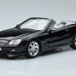 Mercedes SL500 R230 Melns Norev 1:18 183840 Metāls