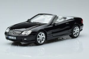 Mercedes SL500 R230 Melns Norev 1:18 183840 Metāls