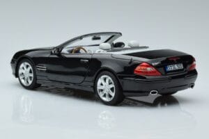 Mercedes SL500 R230 Melns Norev 1:18 183840 Metāls — attēls 6 no 8
