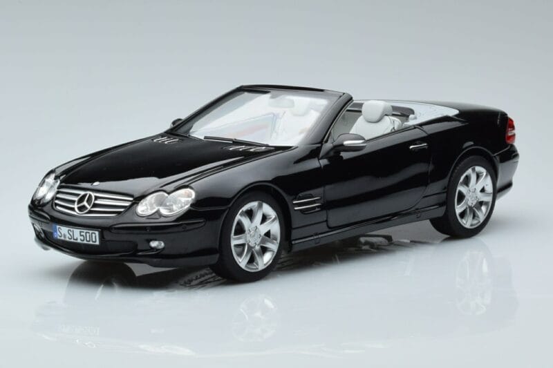 Mercedes SL500 R230 Melns Norev 1:18 183840 Metāls