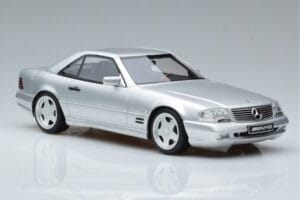 Mercedes SL 73 AMG R129 Brilliant Sudrabs Otto 1:18 OT240 Sveķi — attēls 4 no 6