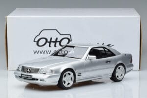 Mercedes SL 73 AMG R129 Brilliant Sudrabs Otto 1:18 OT240 Sveķi — attēls 6 no 6