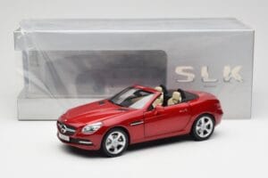 Mercedes SLK R172 Designo Zircon Sarkans Minichamps 1:18 B66960513 Metāls — attēls 8 no 8