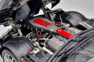 Mercedes SLR McLaren Melns CMC 1:18 M-045F Metāls — attēls 9 no 10