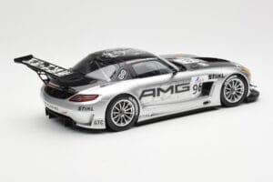 Mercedes SLS AMG GT3 #96 M. Hakkinen AMG Customer Sports 6 Hours of Zhuhai ILMC 2011 Minichamps 1:18 B66960197 Metāls — attēls 2 no 6
