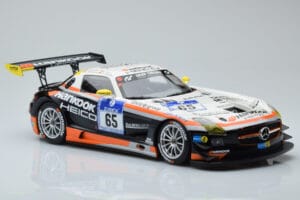 Mercedes SLS AMG GT3 Hankook Team Heico #65 T. Heyer / B. Schneider / M. Arnold / G. Margaritis 24 Hours of Nurburgring 2012  — attēls 4 no 6