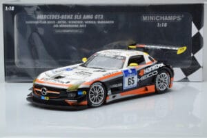 Mercedes SLS AMG GT3 Hankook Team Heico #65 T. Heyer / B. Schneider / M. Arnold / G. Margaritis 24 Hours of Nurburgring 2012  — attēls 6 no 6